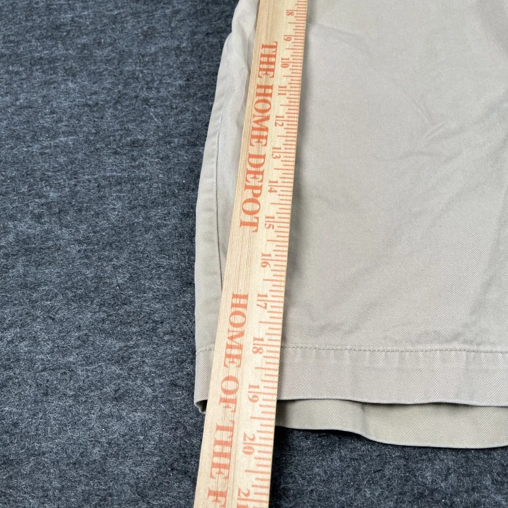 Polo Ralph Lauren Prospect Chino Shorts Mens 38 Beige Cotton Flat Front Casual